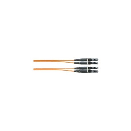 JUMPER DE FIBRA OPTICA DUPLEX MULTIMODO 50/125 (OM2) SC A LC 3 Metros (Riser)